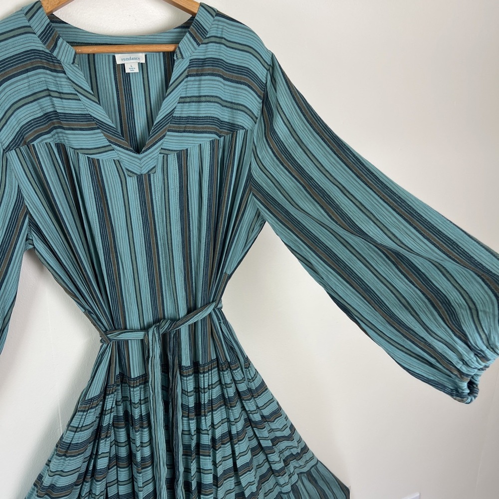Sundance Rooney Maxi Dress Size Large Tiered Western Cowgirl Event $168 - Picture 5 of 14